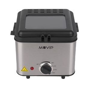 REACONDICIONADA FREIDORA 1.5 LITROS INOXIDABLE 1000W MUVIP - MV0622-3