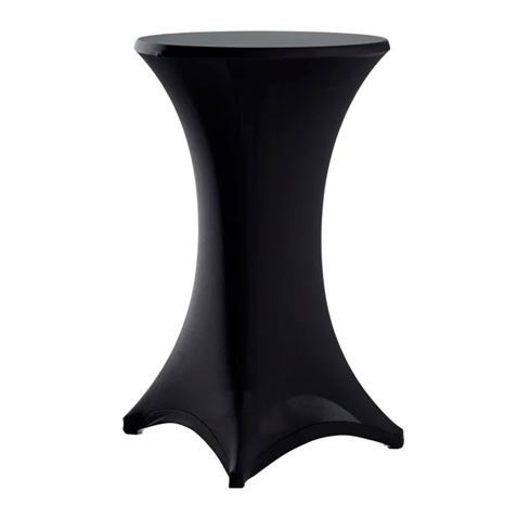 FUNDA PARA MESA DE COCTEL 110X80 NEGRA SUNGARDEN - SG0214