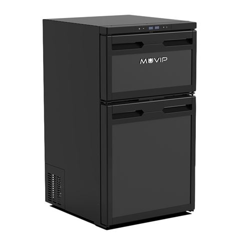 NEVERA FIJA CON COMPRESOR 12V DOBLE ZONA 78 LITROS 80W MUVIP - MV0682-1