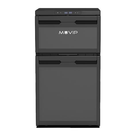 NEVERA FIJA CON COMPRESOR 12V DOBLE ZONA 78 LITROS 80W MUVIP - MV0682-5