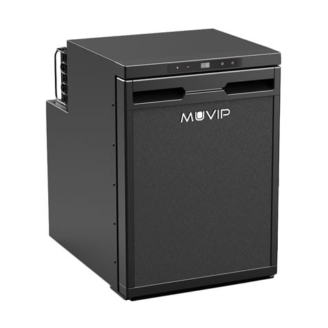 NEVERA FIJA CON COMPRESOR 12V 44 LITROS DOBLE ZONA 60W MUVIP - MV0678-2