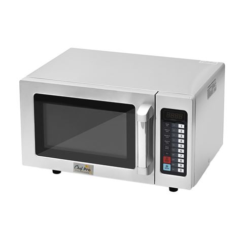 MICROONDAS PROFESIONAL 1000W 25 LITROS ACERO INOX CHEF PRO - CF0151