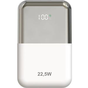 POWERBANL 10000MAH LEPOW22W10WS BLANCO PLATA LEOTEC - LEPOW22W10WS