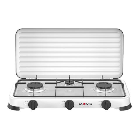 REACONDICIONADA COCINA DE GAS 3 FUEGOS SERIE VULCANO MUVIP - MV0639-1