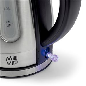 HERVIDOR DE AGUA INOX 1 LITRO 2200W MUVIP - MV0686-3