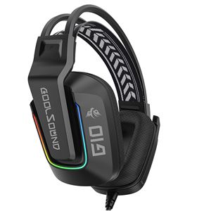 REAC AURICULAR GAMING G10 | XBOX | PS5 | PS4 | SWITCH | PC NEGRO COOLSOUND - CS0263-4