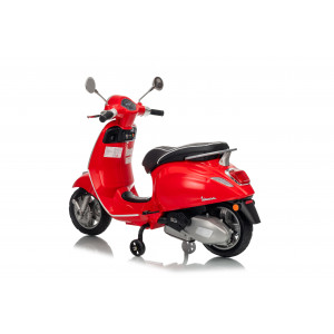 MOTO INFANTIL A BATERIA VESPA PRIMAVERA ROJO - 33021-2