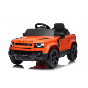 COCHE INFANTIL A BATERIA CON CONTROL REMOTO LAND ROVER DEFENDER NARANJA - 33024