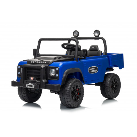 COCHE INFANTIL A BATERIA CONTROL REMOTO LAND ROVER DEFENDER CLASSIC AZUL - 33031