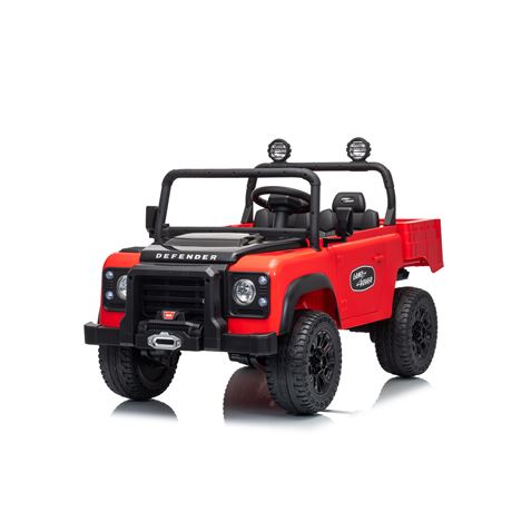 COCHE INFANTIL A BATERIA CONTROL REMOTO LAND ROVER DEFENDER CLASSIC ROJO - 33030