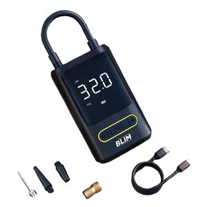 COMPRESOR DE AIRE PORTATIL 150PSI 80W + POWERBANK BLIM - BL0538