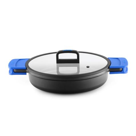 CACEROLA BAJA 32 SOLID PRO C/ASAS MONIX - M660532-2