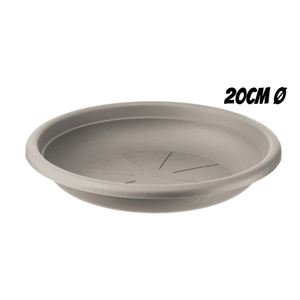 PLATO PARA MACETA 20CM TORTORA ARTPLAST