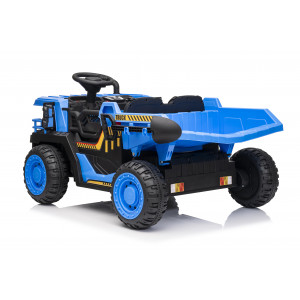 CAMION INFANTIL A BATERIA CON PLATAFORMA DE CARGA AZUL - 33044-2