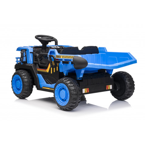 CAMION INFANTIL A BATERIA CON PLATAFORMA DE CARGA AZUL - 33044-2