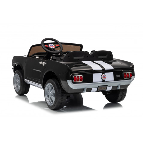 COCHE INFANTIL A BATERIA CON CONTROL REMOTO FORD MUSTANG SHELBY GT350 NEGRO - 33048-2