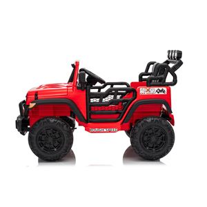 COCHE INFANTIL A BATERIA CON CONTROL REMOTO JEEP 4X4 ROJO - 33052-1