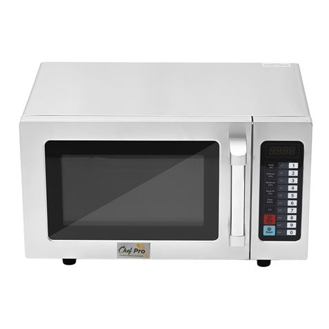 MICROONDAS PROFESIONAL 1000W 25 LITROS ACERO INOX CHEF PRO - CF0151-1