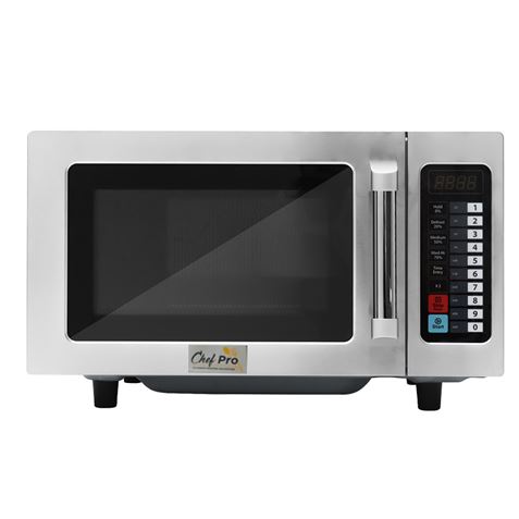MICROONDAS PROFESIONAL 1000W 25 LITROS ACERO INOX CHEF PRO - CF0151-2_1