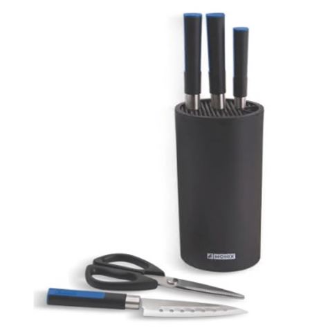 SET 6 PIEZAS TACOMA ORGANIZADORA | CUCHILLOS SANTOKU | TIJERAS SOLID PRO - M355003-4
