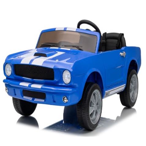 COCHE INFANTIL A BATERIA CON CONTROL REMOTO FORD MUSTANG SHELBY GT350 AZUL - 33047-3