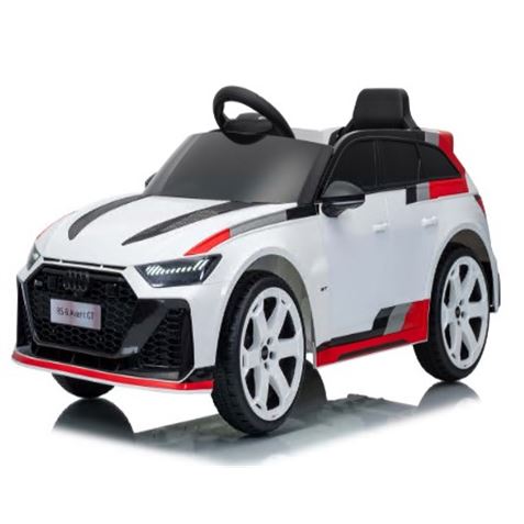 COCHE INFANTIL A BATERIA CON CONTROL REMOTO AUDI RS6 GT AVANT BLANCO - 33028-0