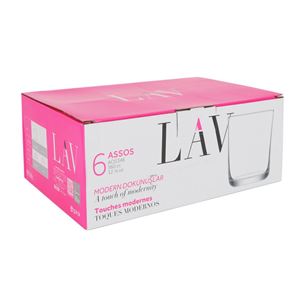 SET 6 VASOS 360CC ASSOS LAV - 10972346-1