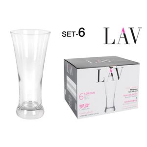 SET 6 VASOS DE CERVERSA 380CC SOR LAV - 20079-1S-1
