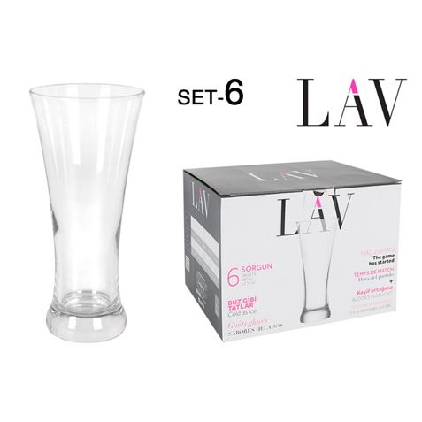 SET 6 VASOS DE CERVERSA 380CC SOR LAV - 20079-1S-1