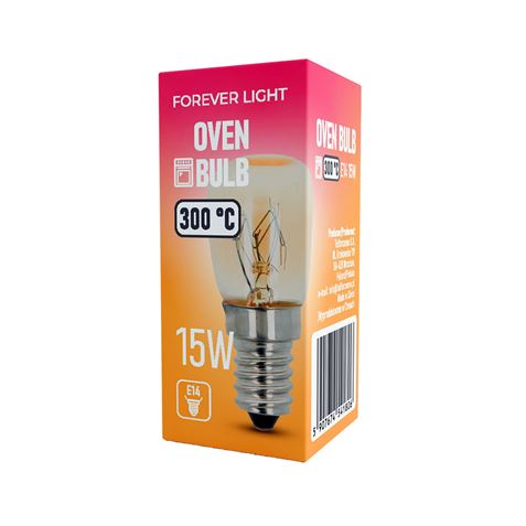 BOMBILLA PARA HORNOS E14 T25 15W HASTA 300º FOREVER - RTV9000083-1