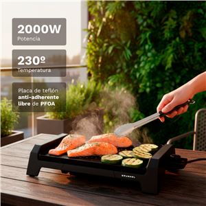 PLANCHA DE ASAR ELECTRICA BK-P36 CON 2000W - BK-P36-1