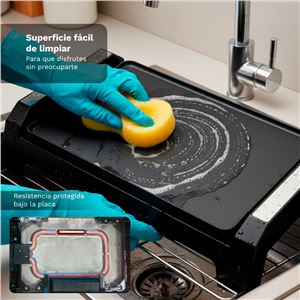 PLANCHA DE ASAR ELECTRICA BK-P36 CON 2000W - BK-P36-4