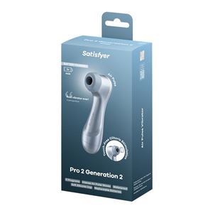 SUCCIONADOR DE CLITORIS PRO2 GEN 2 A PILAS ICE BLUE SATISFYER - 4061504083490-2