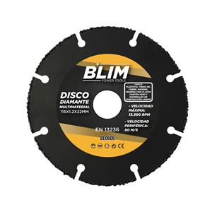 DISCO DIAMANTE MULTIMATERIAL 115X1.2X22MM BLIM