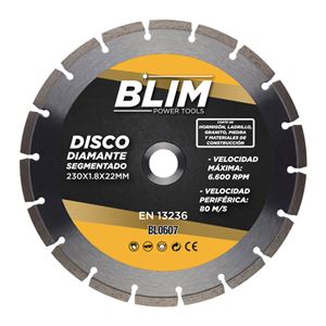DISCO DIAMANTE SEGMENTADO 230X1.8X22MM BLIM