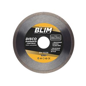 DISCO DIAMANTE CONTINUO 115X1.4X22MM BLIM