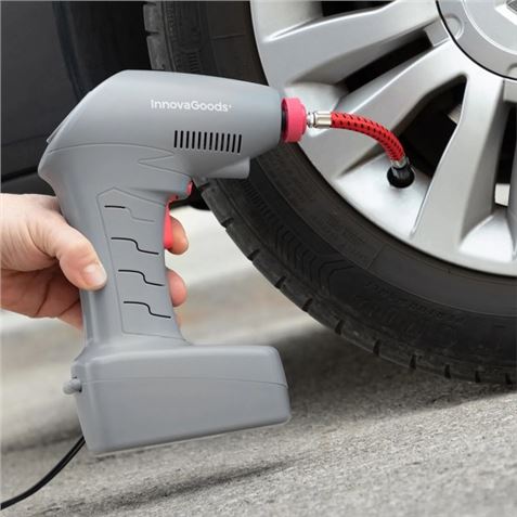 COMPRESOR DE AIRE PORTATIL 100W 12V CON ACCESORIOS INNOVAGOODS - V0103048-2