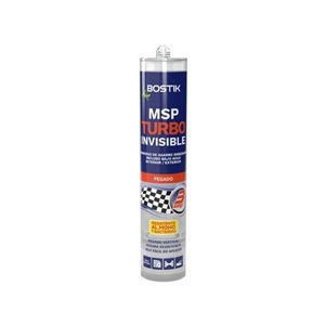 ADHESIVO DE AGARRE INMEDIATO MSP TURBO TRANSPARENTE 290ML INVISIBLE BOSTIK - 30629067