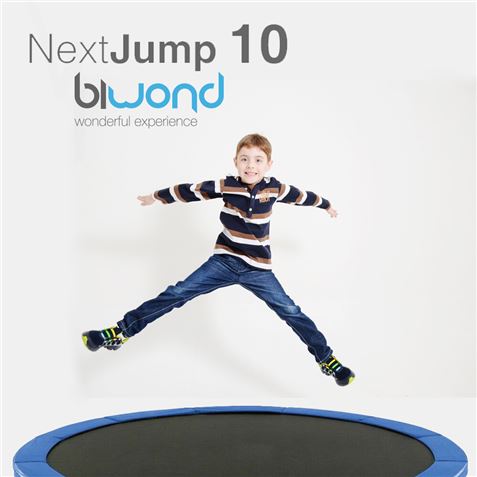 TRAMPOLÍN CAMA ELÁSTICA 3.05M NEXTJUMP 10 HASTA 150KG BIWOND AZUL - BW0054-3