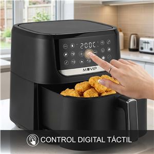 FREIDORA AIRE CALIENTE AIRCOOK 8 LITROS 1750W PANTALLA TACTIL MUVIP - MV0702-6
