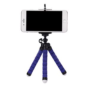 MINI TRÍPODE FLEXIBLE SMARTPHONE AZUL - 54495-1