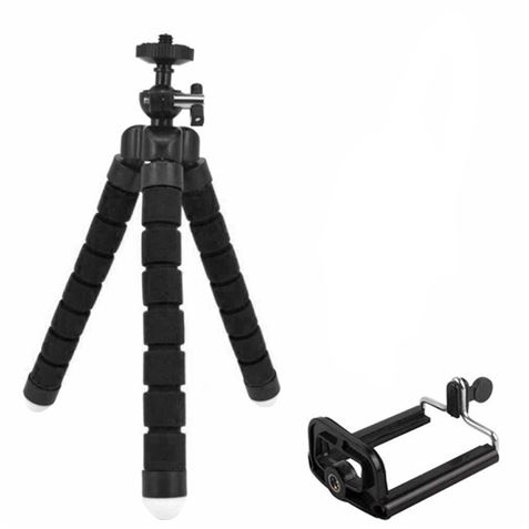 MINI TRÍPODE FLEXIBLE SMARTPHONE NEGRO - 54496-2