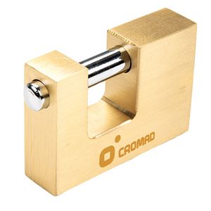 CANDADO ANTIPALANCA 80MM 2 LLAVES CROMAD - CR1243-2