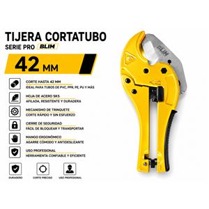 TIJERA CORTATUBO 42MM. SERIE PRO BLIM
