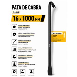 PATA DE CABRA 18X1000MM BLIM