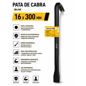 PATA DE CABRA 16X300MM BLIM