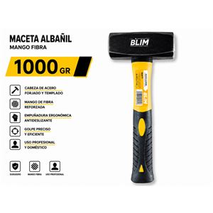 MACETA ALBAÑIL 1000GR MANGO FIBRA BLIM