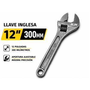 LLAVE INGLESA 12" 300MM BLIM