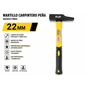 MARTILLO CARPINTERO PEÑA 22MM MANGO FIBRA BLIM