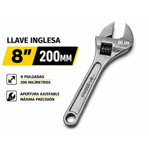 LLAVE INGLESA 8" 200MM BLIM